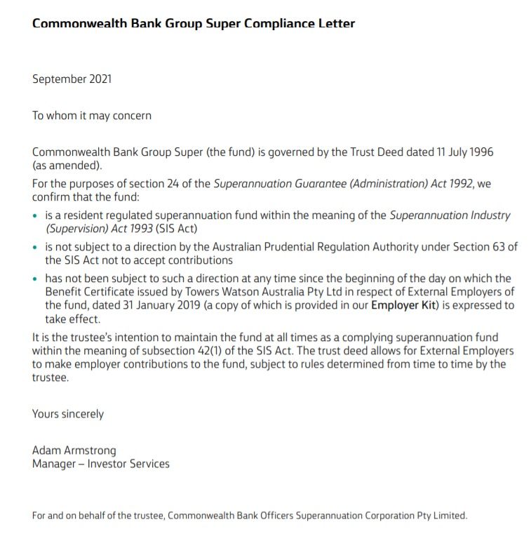 commonwealth-bank-group-super-compliance-letter